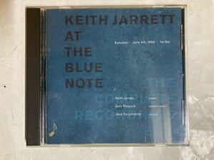 CD US盤 Keith Jarrett At The Blue Note - Saturday June 4th 1994 1st Set ECM 1577