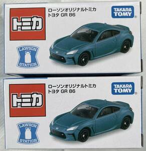 新品未開封 2台セット トミカ ローソン オリジナル 限定 トヨタ GR86 ハチロク LAWSON STATION ②