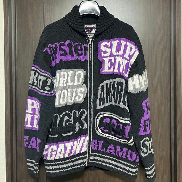 Supreme HYSTERIC GLAMOUR Zip Up Sweater カウチン