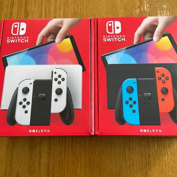 【新品未開封】Nintendo Switch 有機ELモデル　ネオンカラー/ホワイト 2台セット