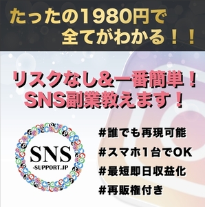 SNS拡散サービスの仕入れ先大公開！ 販売サポート付き！