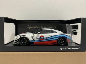 イグニッションモデル 1/18 LB-WORKS Nissan GT-R R35 type 2 White/Blue/Red IG2958 リバティーウォーク LBWK GTR ignition model