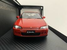 イグニッションモデル 1/18 ホンダ シビック Honda CIVIC (EG6) Red IG3045 ignition model_画像4