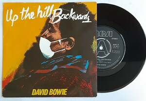 DAVID BOWIE UP THE HILL BACKWARDS CRYSTAL JAPAN 7INCH RECORD RCA BOW9 (PB 9671) デヴィッド・ボウイ デビッド・ボウイー