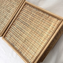 無印良品 重なるブリ材角型バスケット・大 2個セット MUJI_画像8