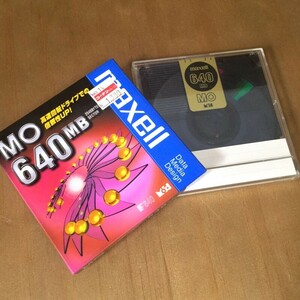  unopened goods contains new goods MO disk 2 sheets mak cell 640MB MA-M640.B1P Maxell 3.5 -inch 