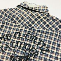 ◎Long Beach dub allstars【Opie Ortiz】長袖ネルシャツ　90s Vintageボディー／S・ USA・WINDSOR SHIRT チェック柄 Sublime 12_画像3