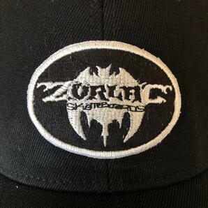 ◎未使用！ゾーラック【ZORLAC】パスヘッド バットロゴ ブラック 90s'FlexFit CAP size:Ｌ‐XL FLEXFIT キャップ ハット スケートボードの画像3