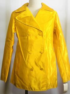 ◎90s Lサイズ【VENUS IN FURS】デッドストックコート yellow ビーナスインファズ / MADE IN USA ロザンゼルス製 ジャケット