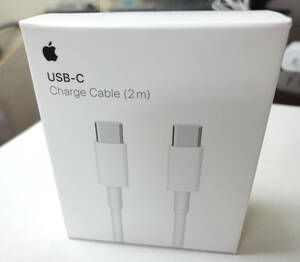 「未使用・USB-C charge cable 2m」