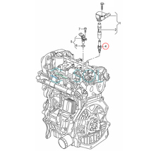 アウディ A4(8W2 8WC 8W5 8WD) Q2(GAB GAG) Q3(8UB 8UG) ダブルプラチナ スパークプラグ 1本 BOSCH製 Y5KPP332 04E905601B 04E905601_画像3