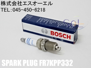 送料185円 アウディ A6(4B5 C5 4F2 C6 4F5 C6) ダブルプラチナ スパークプラグ 1本 BOSCH 101905611A 101905631A FR7KPP332 0242235776