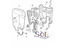 ボルボ S40 V40 S60 C70 S70 V70 S80 XC70 XC90 タイミングベルト テンショナープーリー アイドラプーリー ウォーターポンプ 4点セット_画像2