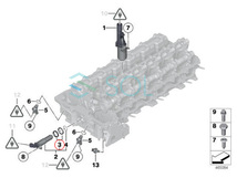 送料185円 BMW E82 E87 E88 F20 F21 F22 E84 X1 VANOS ソレノイドバルブ ガスケット 2個 130i 135i M135i M235i 25iX 28iX 11367548459_画像2