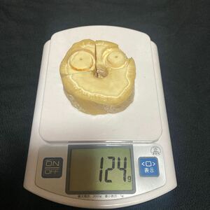 ウニコール　端材　124g 根付素材　鯨歯　一角鯨　彫刻