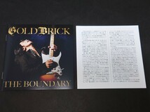 【CD3枚組 帯付 状態良好】GOLDBRICK/ゴールドブリック◆THE BOUNDARY◆'18年作品/3rd◆本編CD＋東京公演の2枚組ライヴCD◆梶山章_画像10