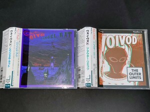 【国内盤 2枚セット 旧規格 帯付】ヴォイヴォド/VOIVOD◆ANGEL RAT('91)＆THE OUTER LIMITS('93)/3Dメガネ付