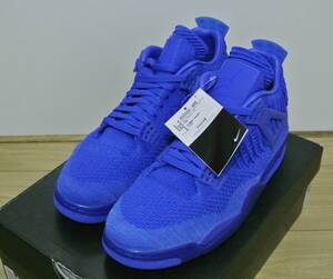 AIR JORDAN 4 RETRO FLYKNIT "ROYAL" AQ3559-400 （ハイパーロイヤル/ハイパーロイヤル/ブラック）