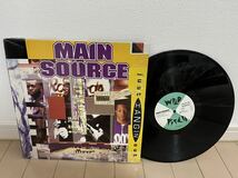 USオリジナル MAIN SOURCE/Just Hangin' Out / LIVE AT THE BARBEQUE BBQ nas large professor_画像1