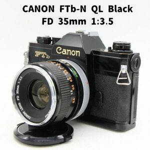 Canon FTb-N ブラック + FD 35mm 1:3.5 整備済