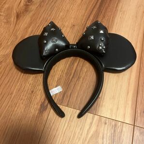 ディズニー ミニーカチューシャ レザー