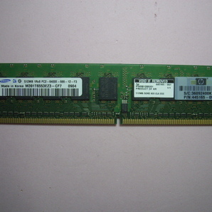 【送料無料】 hp純正デスクトップサーバー用メモリ DDR2-800 (PC2-6400E) 512MBの画像1