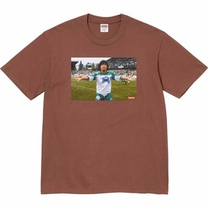 【新品未着用】Supreme Maradona Tee Brown M 24SS 正規品付属品完備 シュプリームマラドーナTシャツボックスロゴboxlogonikethenorthface