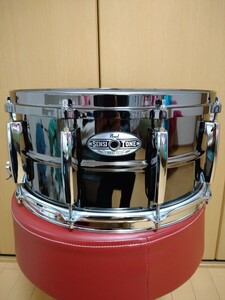  очень красивый товар 25 день из 39800 иен . повышение цены Pearl Sensitone Heritage Brass snare детали модификация Pro lake. 6 половина. рюкзак тип с футляром 