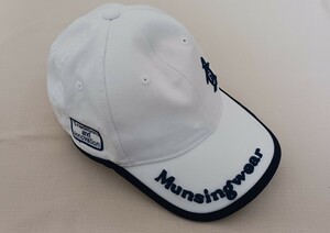 送料無料　Munsingwear　キャップ　サイズ　FREE　56～60cm　綿100%　マンシングウェア　デサント　ゴルフキャップ　ゴルフ　GREEN METHOD