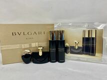 R4C707◆新品同様◆ ブルガリ BVLGARI ジャスミンノワール オードパルファム 香水 ボディミルク バス&シャワージェル 合計4点セット_画像1