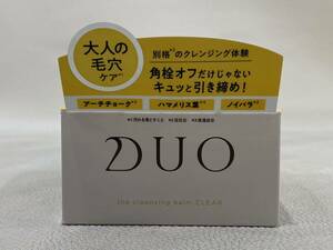 R4C072◆新古品◆ デュオ DUO ザ クレンジングバーム the cleansing balm クリア CLEAR クレンジング 90g