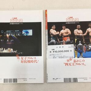 MW0361◆プロレス雑誌 まとめ売り◆ プロレス最強外国人列伝 新日本プロレス蘇る黄金時代 プロレス黄金時代名勝負ランキングなど 合計11冊の画像9