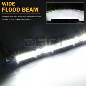 ワークライト ライトバー 120W LED作業灯 汎用オフロード 12v/24v対応 14インチ トラック 車外灯 農業機械 ホワイトの画像6