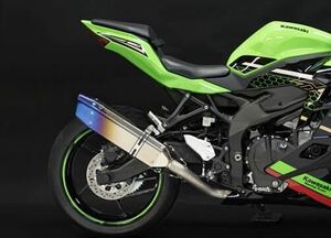 美品 使用900㌔ トリックスター イカヅチ チタン レーシングマフラー フルエキ フルエキゾースト ZX-25R イカズチ