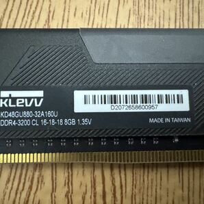 DIMM DDR4 3200Mhz 8GB 2枚 16GB CL16-18-18 1.35V SK Hynix製チップ デスクトップ用 の画像4