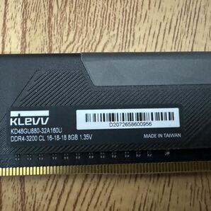DIMM DDR4 3200Mhz 8GB 2枚 16GB CL16-18-18 1.35V SK Hynix製チップ デスクトップ用 の画像5
