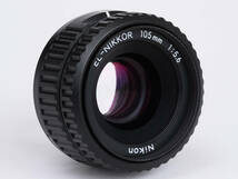 中古美品 Nikon ニコン エル・ニッコール EL-NIKKOR 105mm F5.6N（6×9cm判用）引き伸ばしレンズ_画像1