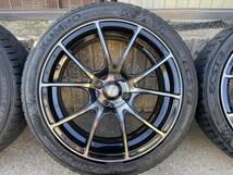 WEDS/ ウェッズスポーツ SA-10R 205/45ZR17 KUMHO ECSTA PS71 アクア等 17インチ コンパクトカー_画像5