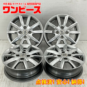 中古アルミホイール 4本セット 14×5J +42 4穴 PCD100 14インチ SEIN c1369