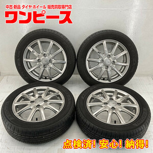 中古タイヤホイールセット 155/65R14 75S 14インチ 14×4.5J +45 4穴 PCD100 ヨコハマ SIBILLA NEXT 夏 ミラ イース d560