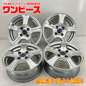 中古アルミホイール 4本セット 14×5.5J +45 4穴 PCD100 14インチ FEID c1382