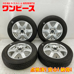 中古タイヤホイールセット 155/65R13 73S 13インチ 13×4B +45 4穴 PCD100 セイバーリング TOPRUN 夏 サマー スピアーノ d640