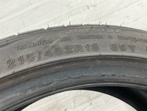 中古タイヤ 2本セット 215/40R18 89Y インペリアル ECOSPORT 2 夏 サマー 215/40/18 アイシス b5857_画像7