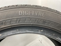 中古タイヤ 4本セット 165/55R14 73V ダンロップ DIGI-TYRE EC202 夏 サマー 165/55/14 タウンボックス/アルト b5881_画像8