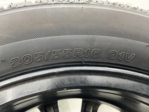 中古タイヤホイールセット 205/55R16 91V 16インチ 16×6.5J +38 5穴 PCD114.3 セイバーリング EXCEEDE5 夏 リーフ d595_画像8