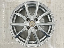 中古アルミホイール 4本セット 15×5J +39 4穴 PCD100 15インチ SPIDER c1219_画像6