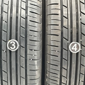 中古タイヤ 4本セット 155/65R13 73S ヨコハマ ECOS ES31 夏 サマー 155/65/13 ザッツ/フレアワゴン b5958の画像4