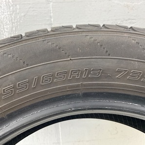 中古タイヤ 4本セット 155/65R13 73S ダンロップ ENASAVE EC204 夏 サマー 155/65/13 エッセ/オッティ b5955の画像8