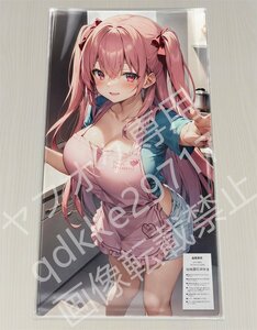 [女子高生]ピンク髪/プレイマット＆マウスパッド＆ラバーマット高品質