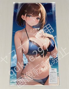 [美少女]茶髪ショート/プレイマット＆マウスパッド＆ラバーマット高品質